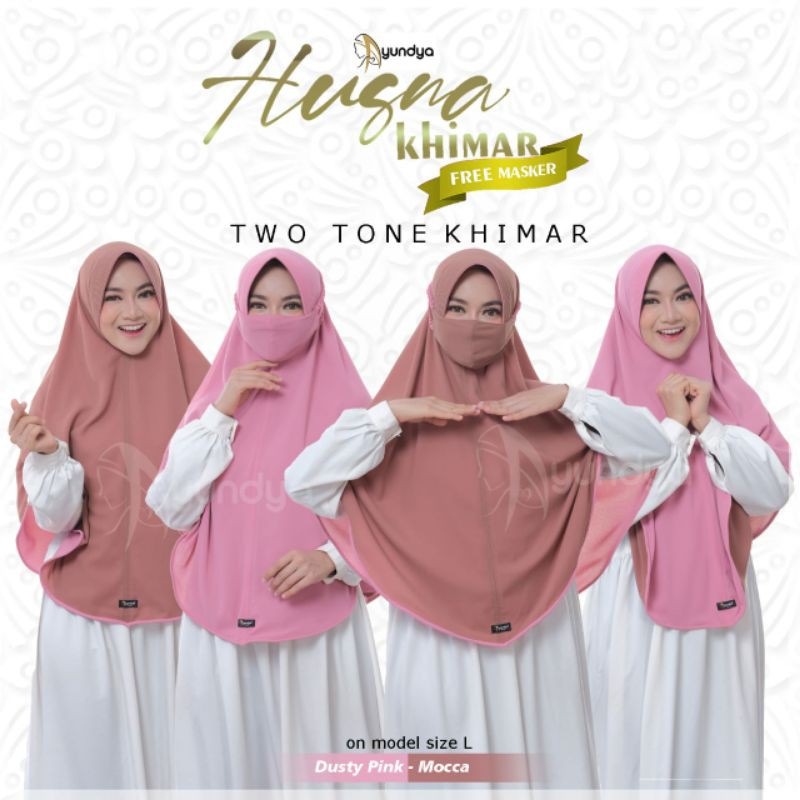 HIJAB INSTAN KHIMAR HUSNA || BOLAK BALIK || AYUNDYA