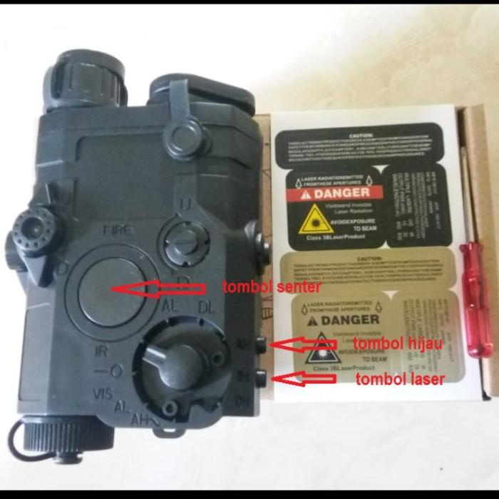 Mainan / Anpeq Peq 15 Dummy Dengan Laser Merah Senter Untuk Airsoft Dan Wgg Bk Kualitas Terbaik