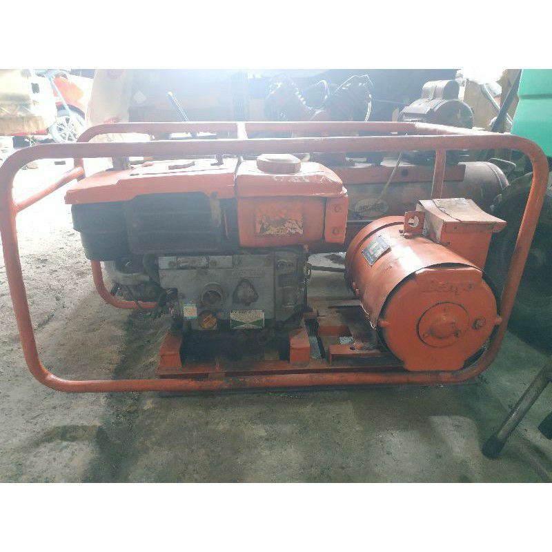Mesin Diesel Yanmar TF55 + Dinamo AC Generator Denyo 3 KVA