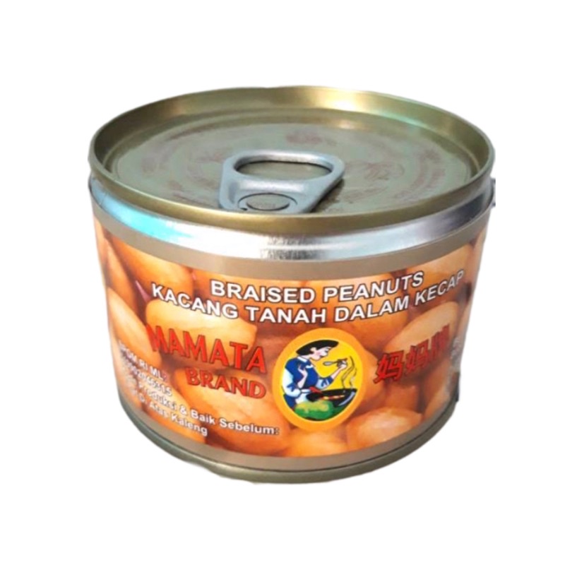 

Mamata Kacang Tanah Dalam Kecap 170gr/Mamata Braised Peanut/Kacang Tanah KALENG