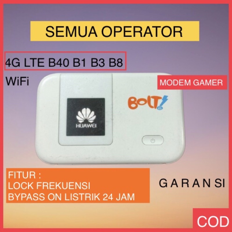 Modem Wifi 4G Mifi Huawei E5372s E5372 5372 Bolt Slim 1 Bolt Max 1 Unlock All Operator BYPASS