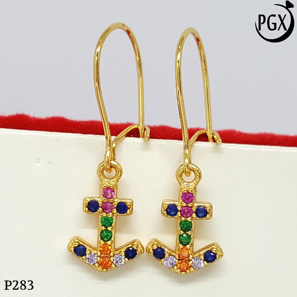 PGX Anting Jepit Xuping Wanita Aksesoris Fashion Perhiasan Lapis Emas Premium - P099