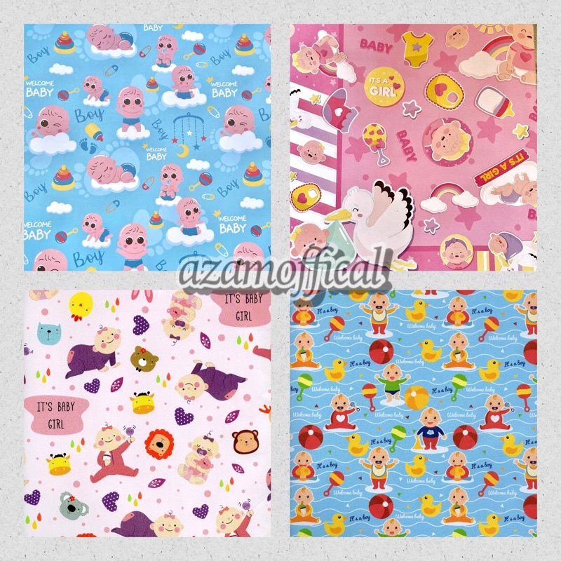 

KERTAS KADO SANSAN WAWA DOFF ISI 1 LEMBAR BABBY FANCY PAPER SANWA