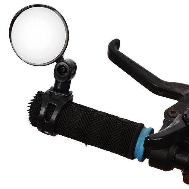 COD : Kaca Spion Sepeda Bulat 360 Adjustable Handlebar 5/8CM Kaca Cembung MTB Gunung Lipat Fixie