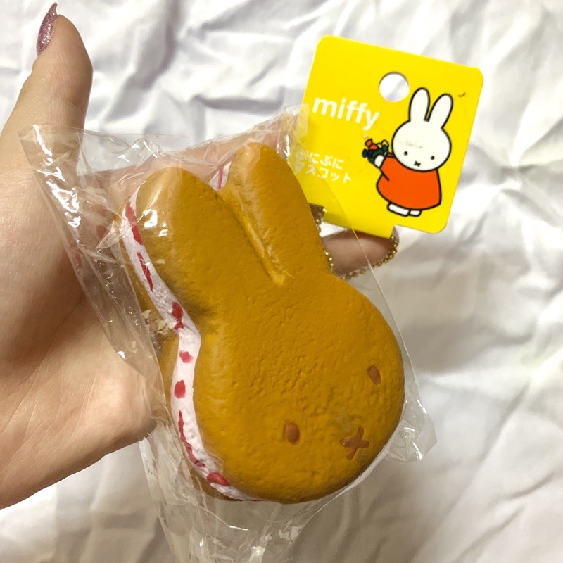 nic miffy ice cream sandwich / cookie squishy