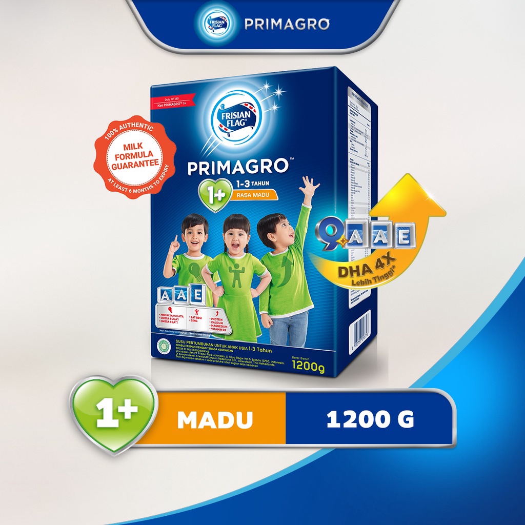 Frisian Flag Primagro 1+ Madu - 1200 gr