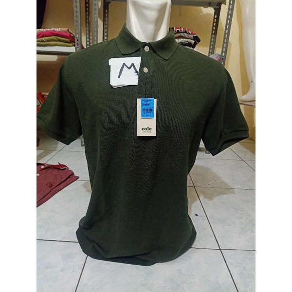 kaos kerah Cole/kaos polo cole size M