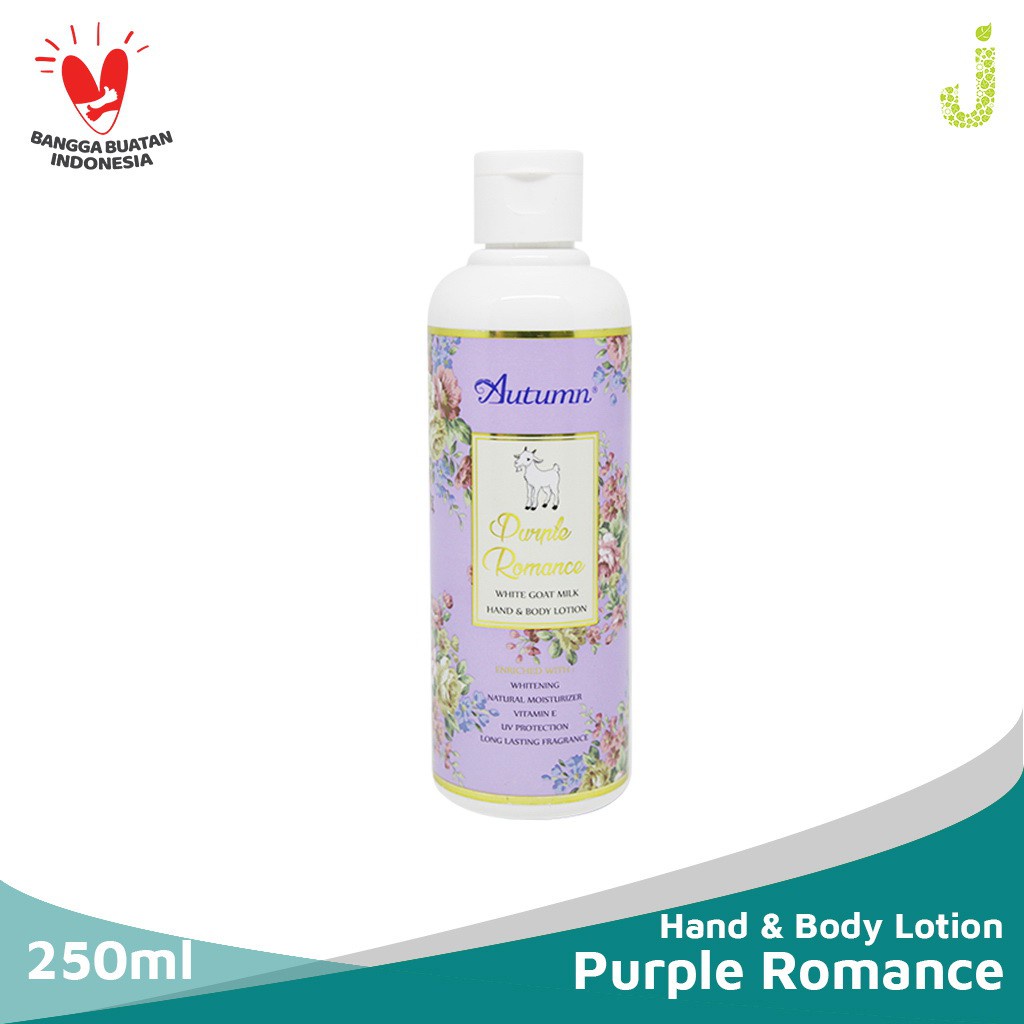 MINIGO Autumn Purple Romance White Goat Milk Hand &amp; Body Lotion - 250ml