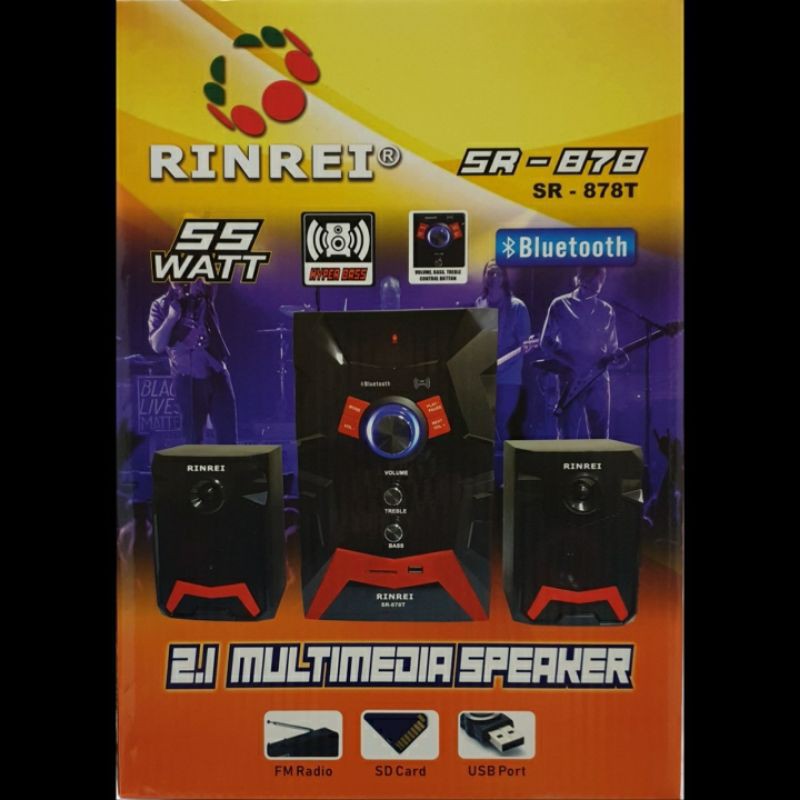 Speaker Bluetooth Rinrei SR878T Radio