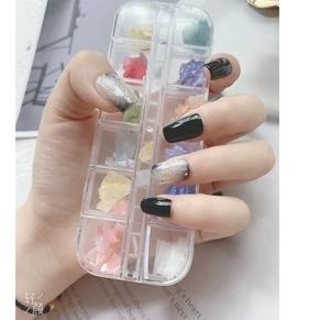 KodeX3j3I--【 COD 】HIASAN Manik-Manik Dekorasi Cangkang Seni Kuku Mutiara Kerang Abalone Asimetris 3d