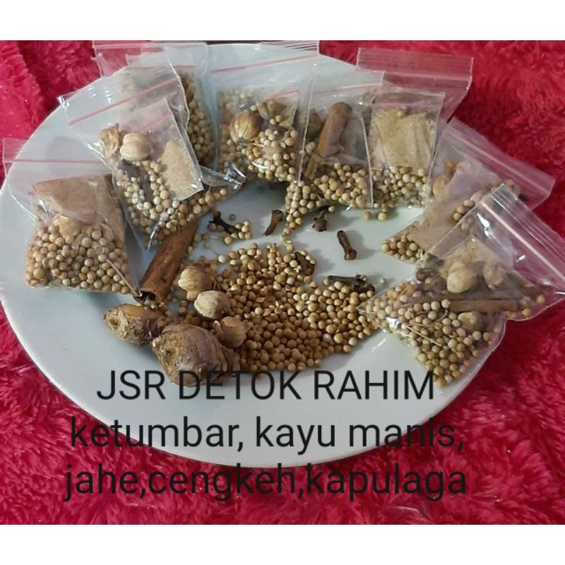 (Sachet)Detox rahim ala JSR/Promil/Hormonal/Detox JSR