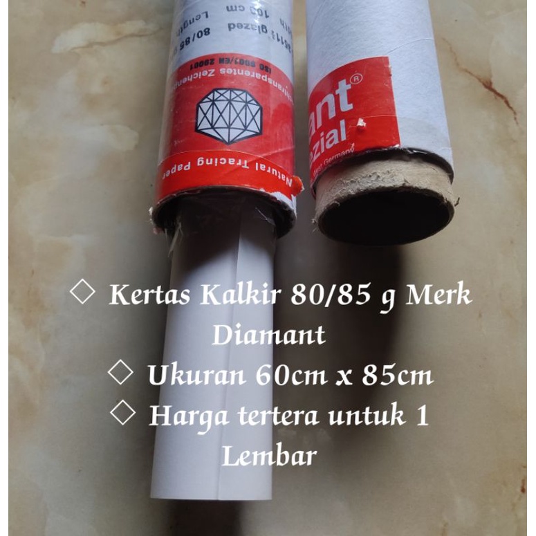 

2 Lembar KERTAS KALKIR 80/85 g UKURAN 65cm x 100cm (min. pembelian 2 lembar)