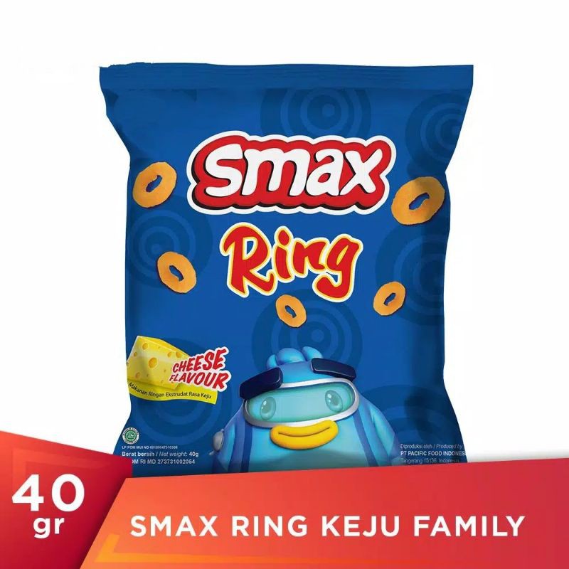 smax ring snack keju 40 gram