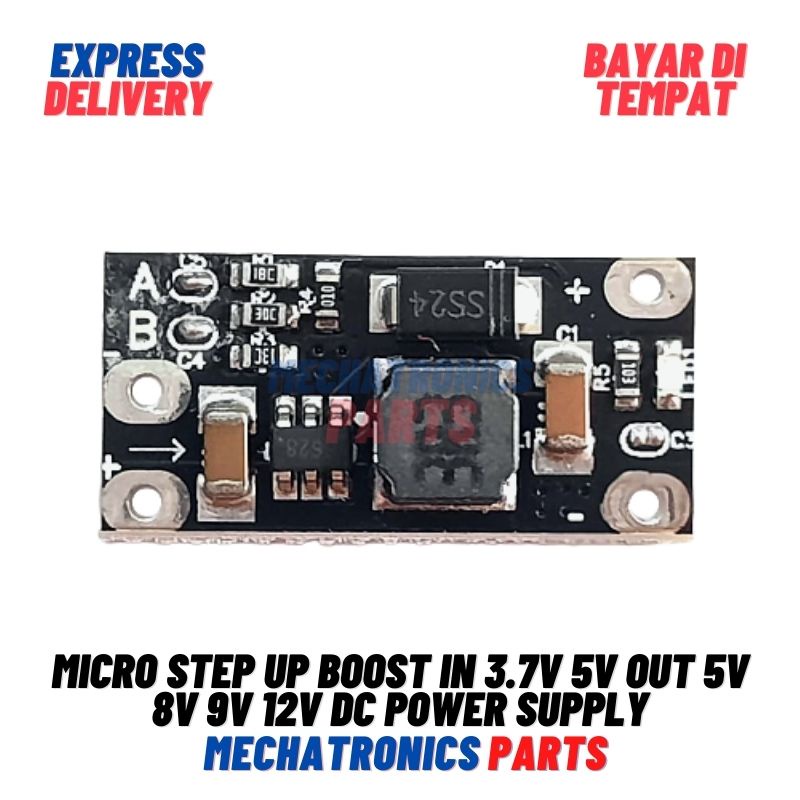 Micro Step Up Boost In 3.7V 5V Out 5v 8v 9v 12v DC Power Supply