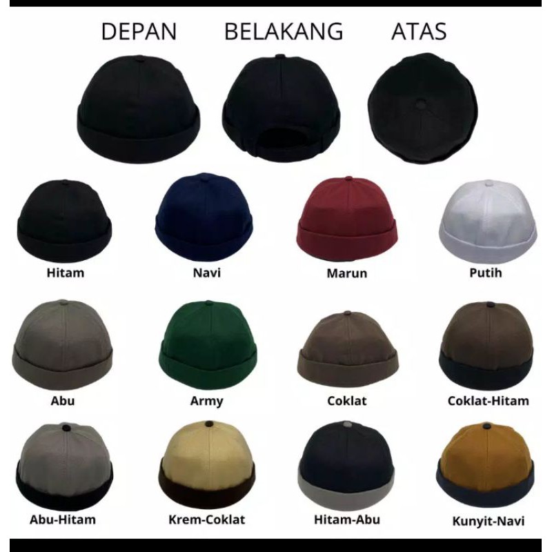 TOPI MIKI HAT - TOPI HIJRAH - TOPI PECI - TOPI TREN MUSLIM - TOPI MUSLIM - PECI UAS - ABDUL SOMAD