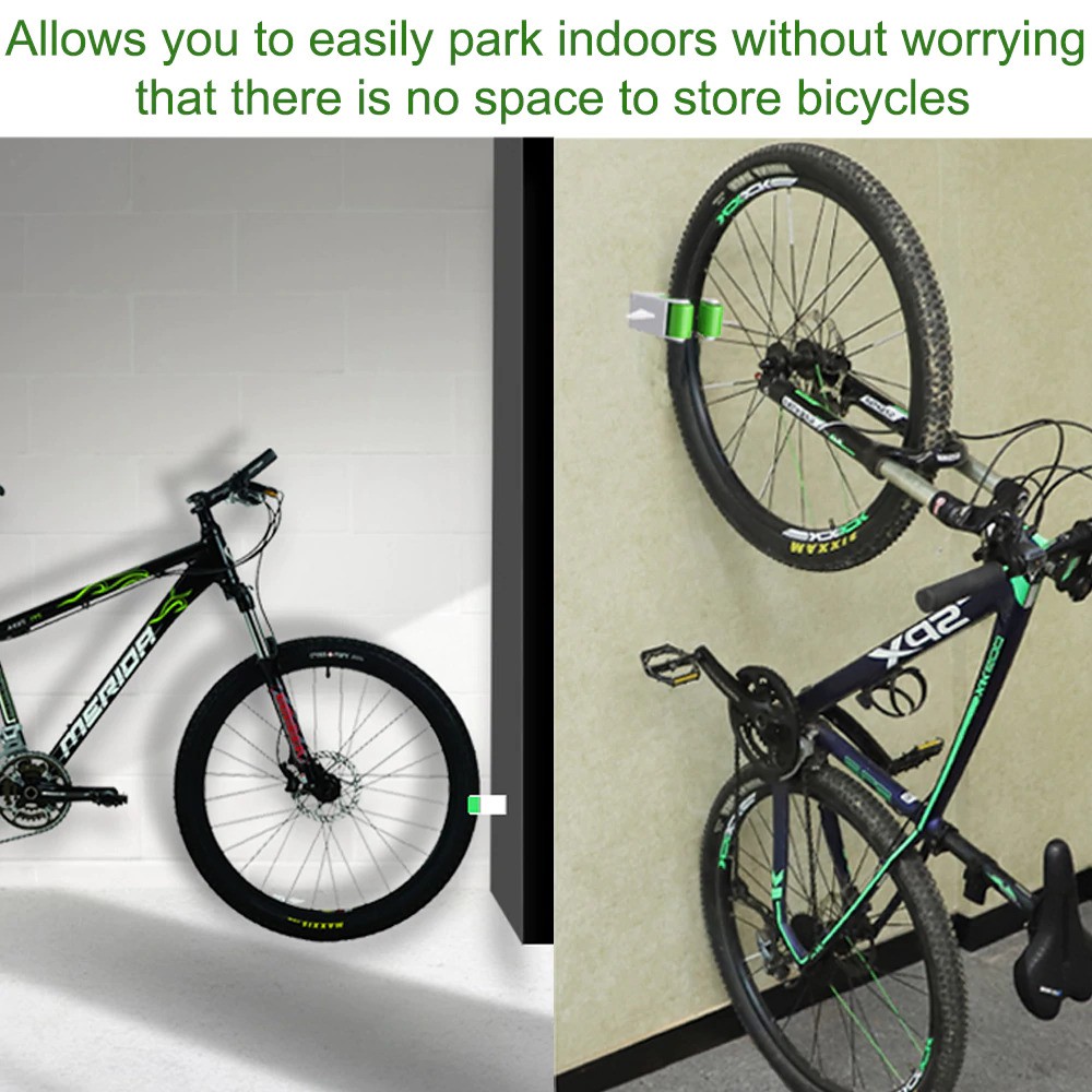 Alat Gantung Sepeda Wall Mount Hook Parking Bike Display Vorcool Size S - L150 - Green