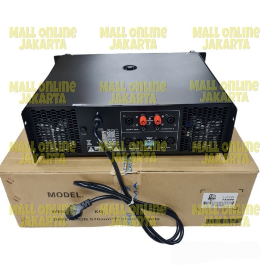 Power BMA FX3000 Kelas H 1300 Watt 8 ohm Panel 3U Original