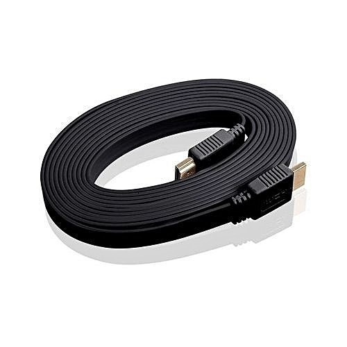 KABEL HDMI to HDMI Cable FLAT Cable Male - Male VERSI 1.4 3D 1080P