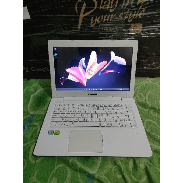 laptop asus x456u a456u i5 7200 930mx 4gb 256gb gaming multimedia seken second bekas