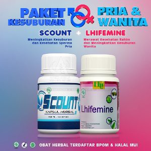 Paket Promil Scount-Lhifemine- Obat Kesuburan Pria dan Wanita Untuk Penyubur