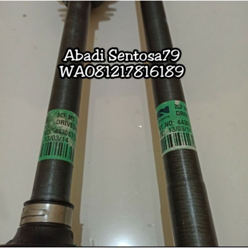 As Roda Depan As Kokel Komplit Brio 2014-2020 Manual Original Set 2pc