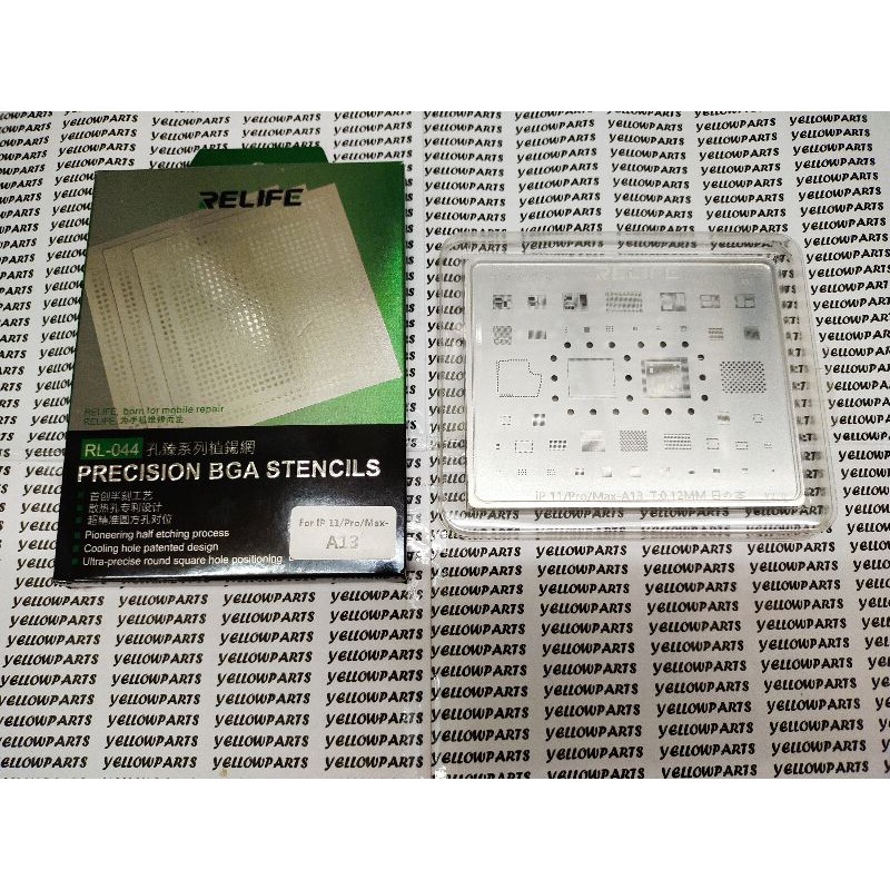 TOOLS CETAKAN IC BGA STENCILS RELIFE RL-044 11-11 PRO MAX A13