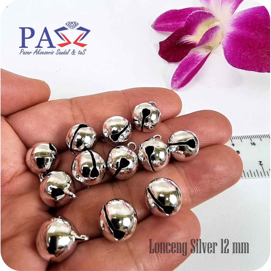 Lonceng 12 mm (Silver)