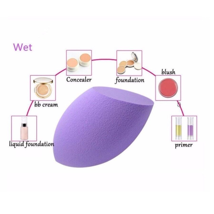 Sponge Fondation Blender BB Air Cushion Puff Spons Make Up Beauty Tools Cosmetic Puff Wet and Dry