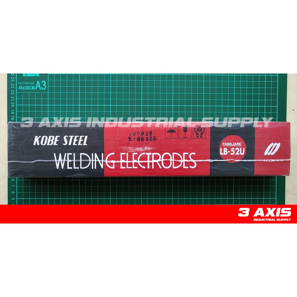 KAWAT LAS KOBE STEEL FAMILIARC LB-52U 3.2 X 400 mm 5 Kg