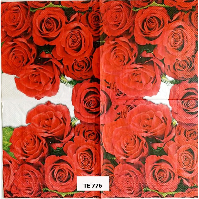 TISU NAPKIN DECOUPAGE EROPAH 33X33 CM TE 776 TTS