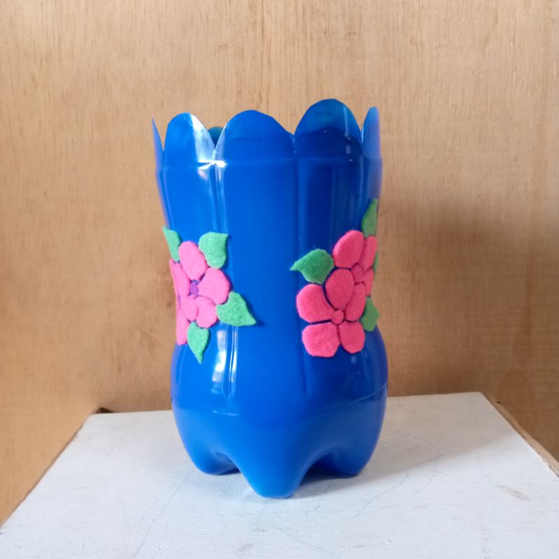 Pot Plastik Botol Coca-Cola Sprite Fanta/Kerajinan Barang Bekas/Prakarya Sekolah