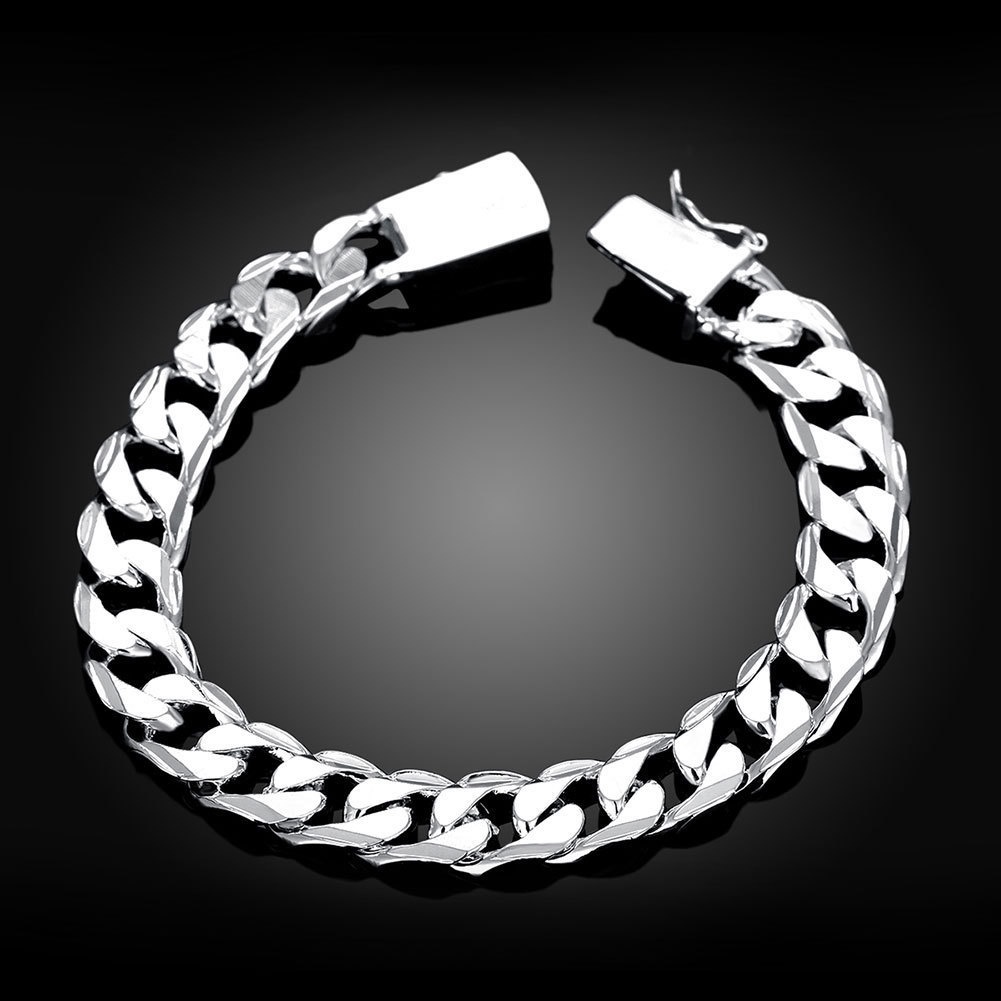 Gelang Bahan Stainless Steel Ukuran 10MM Gaya Eropa Dan Amerika Untuk Pria Dan Wanita