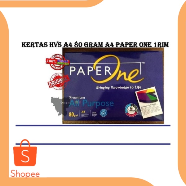 

Kertas Paper One A4 80 gram Kertas Fotokopi Kertas Print perkakas 6Ze