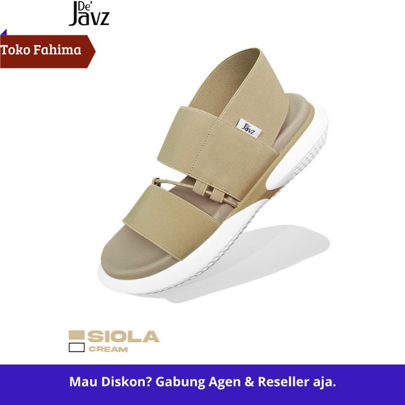 Sepatu Sandal Wanita Karet Elastis Nyaman Anti Selip Terbaru Siola Original DeJavz