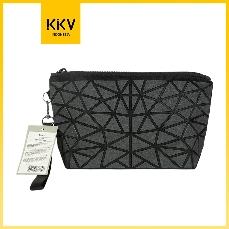 Jual KKV DUNNS Diamond / Rectangular Diamond Cosmetic Bag Black