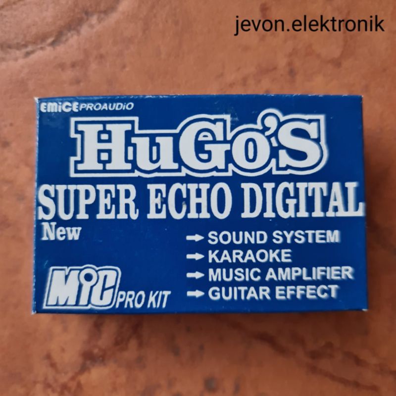 Hugos Super Echo Digital Mic Pro Kit Sound System