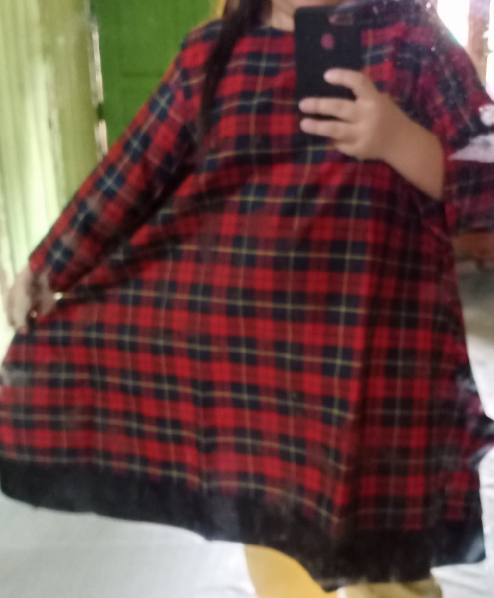 Aserehe Zigzag Tunik Jumbo Batik Mataraman Sogan Camaline Seragam Kantor Kerja