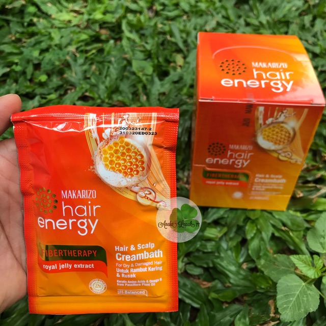 Makarizo Fibertherapy Creambath 12 Sachet 30 ml Creambath Rambut