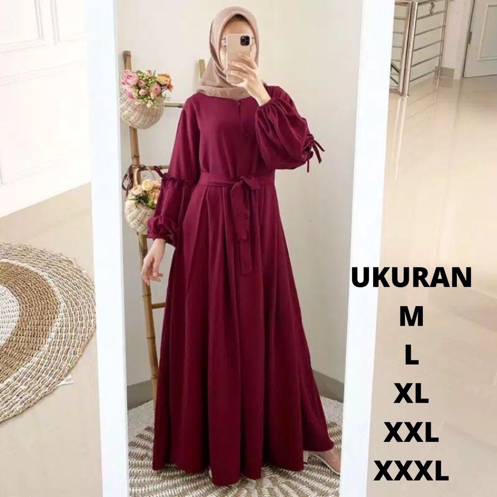 gamis terbaru|aespa maxi|gamis muslim|dress terlaris