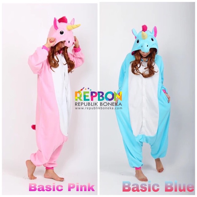 BAJU ONESIE KOSTUM UNICORN PIYAMA