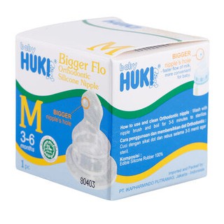 Huki Bigger Flo Orthodontic Silicone Nipple