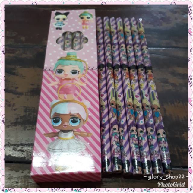 

HARGA 3 PCS Pensil tulis/pensil LOL/pensil serut/alat tulis/pensil
