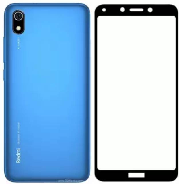 Tempered glass xiaomi  redmi 7a full cover