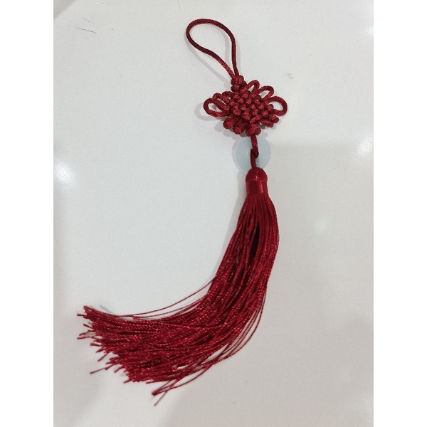 

(Per 5pc) Tassel Imlek Giok / Knot Pendant Hiasan Packaging Chinese New Year