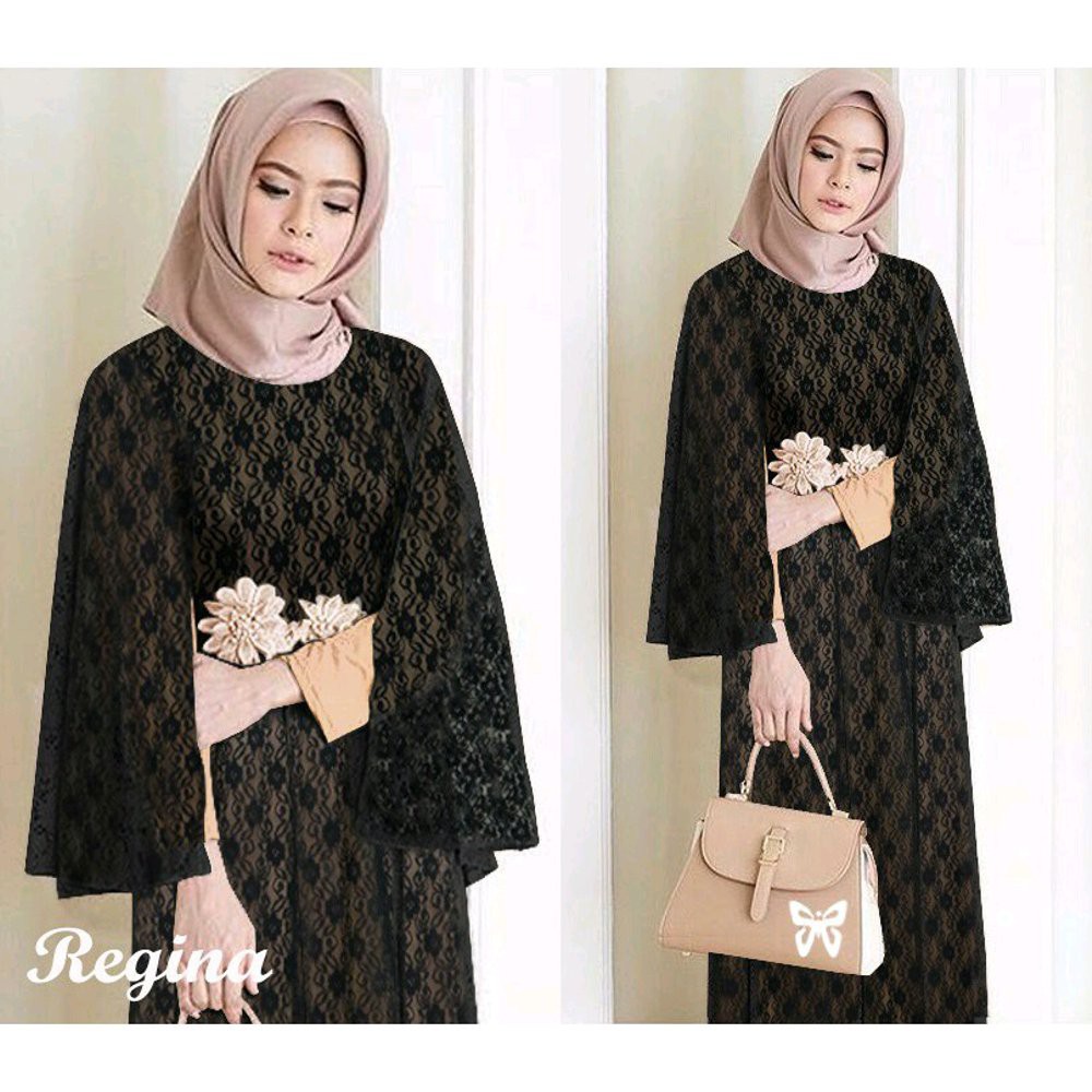 SALE busana muslim wanita MAXI REGINA maxi muslim remaja dress remaja muslim lebaran