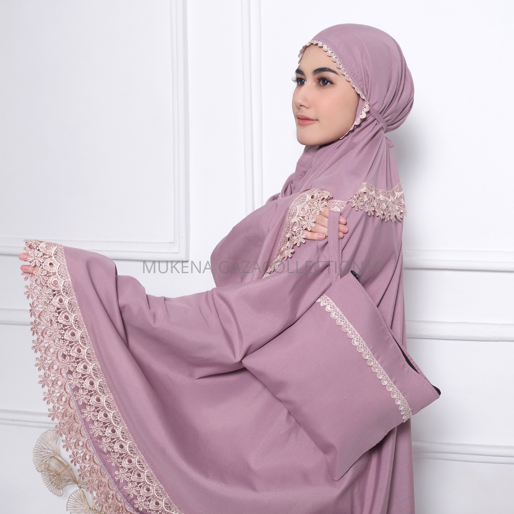 Mukena Dewasa Camila Travelling Katun mikro