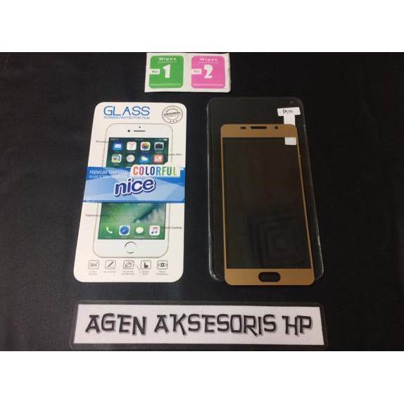 Tempered Glass Warna Samsung A510 A5 2016 5.2 inchi FULL Screen Guard
