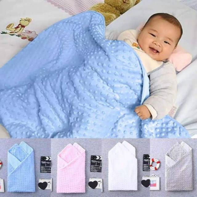 Selimut motif Dot Minky / Soft Baby Blanket Selimut bubble dou dou Bayi Tebal Halus Embos CarterSelimut bayi DouDou Halus Tebal Embos Warna Polos selimut lembut SELIMUT BAYI POLOS MINKY SELIMUT DOUDOU SELIMUT Carter POLOS BABY BLANKET POLOS SELIMUT Doudou