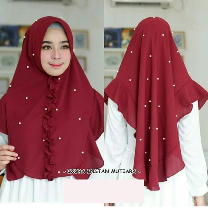 [FLASH SALE] HIJAB / JILBAB IXORA MUTIARA