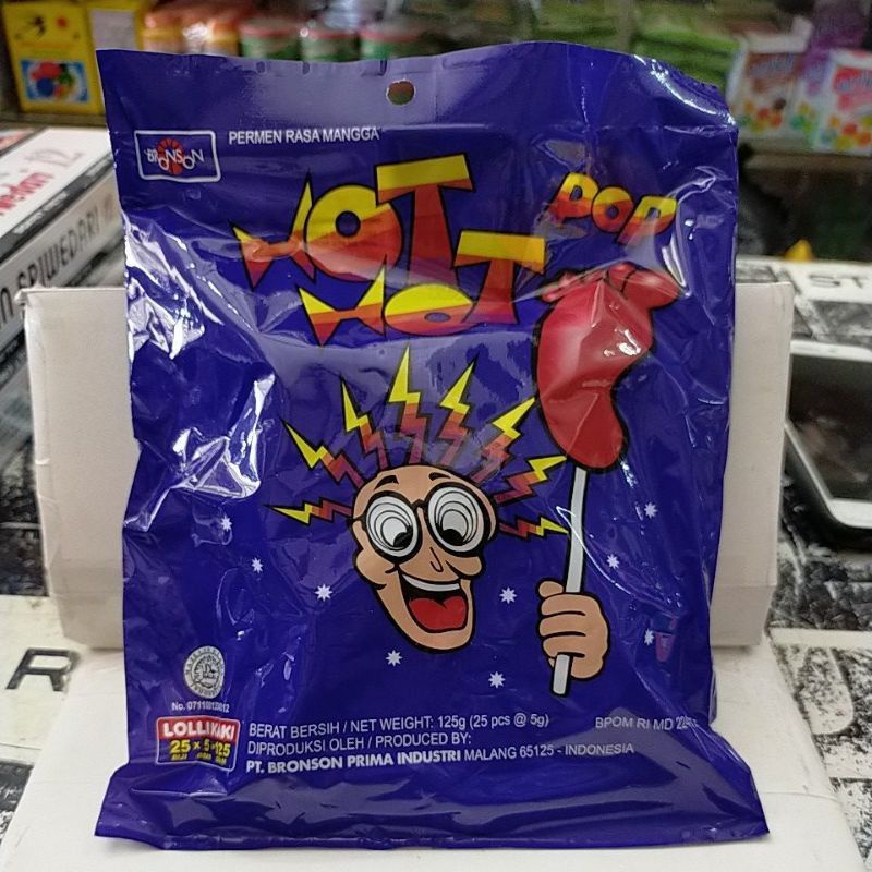 

Permen Kaki Hot Hot Pop 1 Pak isi 25pcs